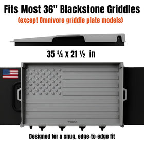 WEISSBOX embossed American flag design adds grip and bold style.