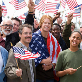 WEITBF patriotic flags for classroom, garden, and event use