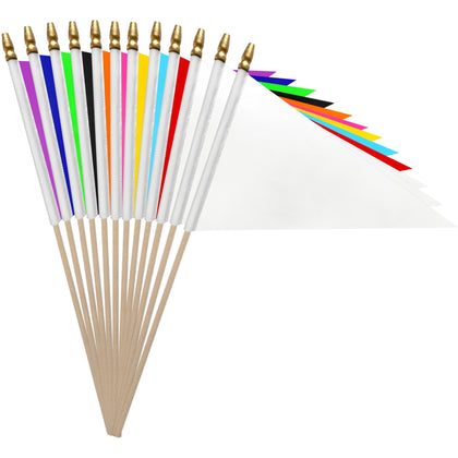 WEITBF pennants 8x12 inch in vibrant colors for conspicuous decor