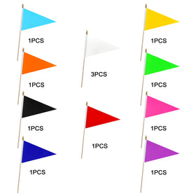WEITBF sublimation-ready pennants for custom designs