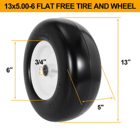 WEIYINGSI solid PU tire close-up highlighting durability