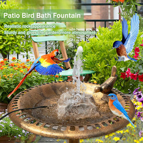 WEIYOONS multipurpose fountain suitable for bird baths and ponds
