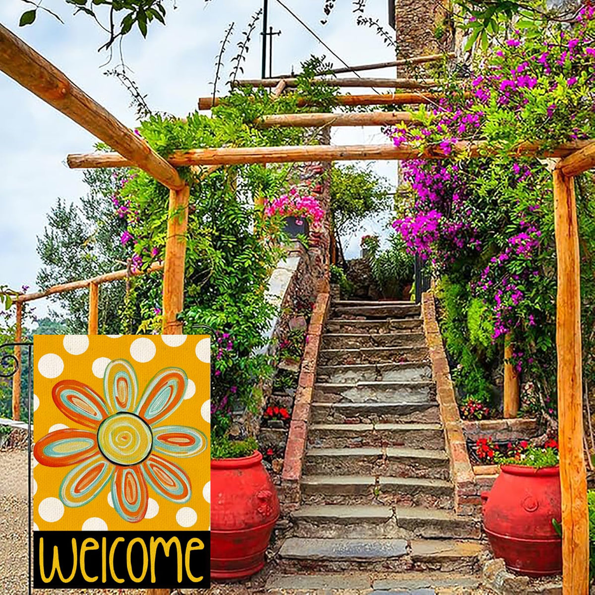 Weizedm bright summer colors bring curb appeal to patios and gardens.