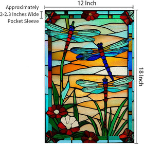 Weizedm double-sided garden flag, 12x18, visible from both angles to maximize decorative impact.