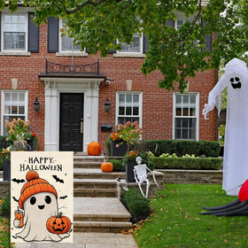 Weizedm seasonal yard flag ideal for entryway welcome during autumn.