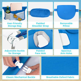 WEJOY anti-slip ridges prevent shifting for safe outdoor lounging