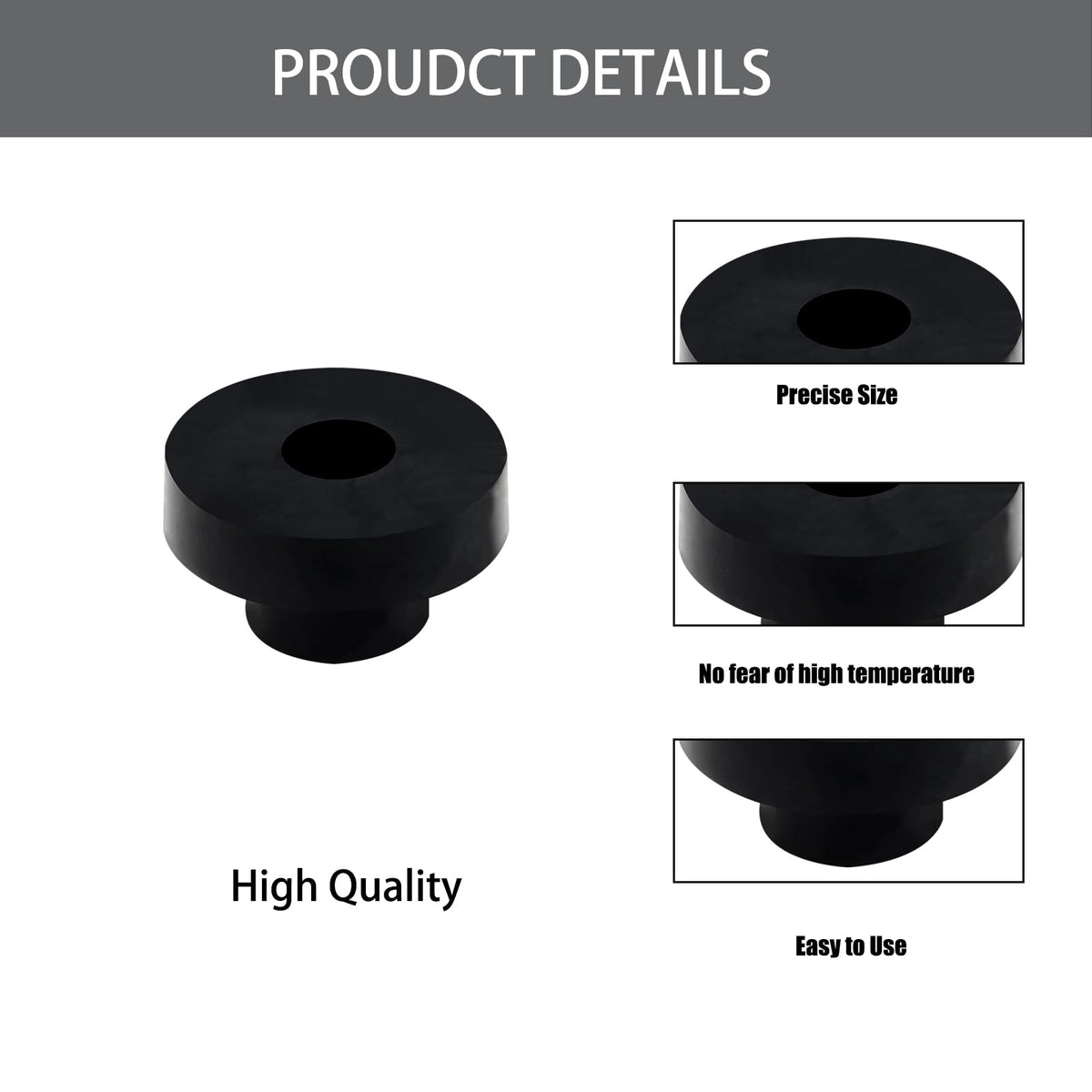 Welandya grommet set for 13mm tank hole; quick fit for common mowers.