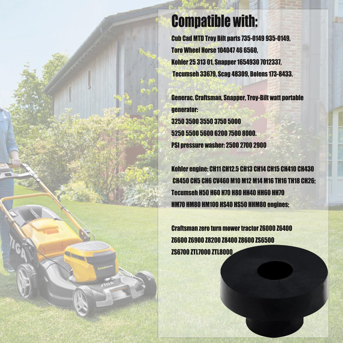 Welandya six-pack grommets compatible with popular brands and generators.