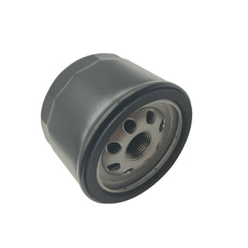 Welandya oil filter 12-050-01 installed on a lawn tractor during maintenance
