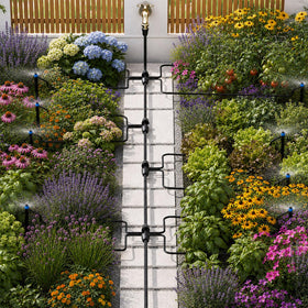 Wellovar flexible bends navigate tight corners without kinking during installation.