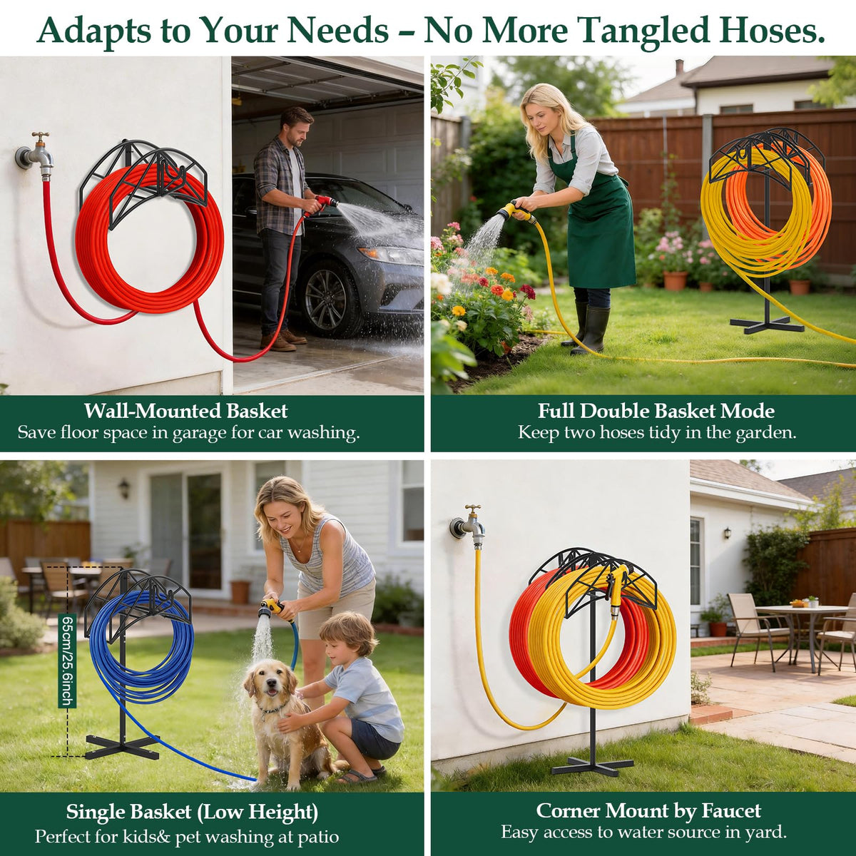 WellSign 90-degree rotatable hook keeps nozzles within reach
