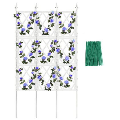 WellSign five-and-a-quarter-foot trellis provides tall support for climbing plants
