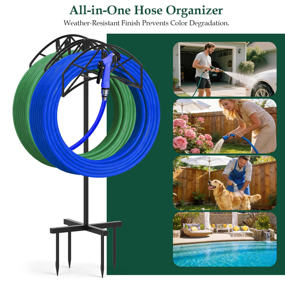 WellSign heavy-duty 22mm steel tubing withstands sun and rain