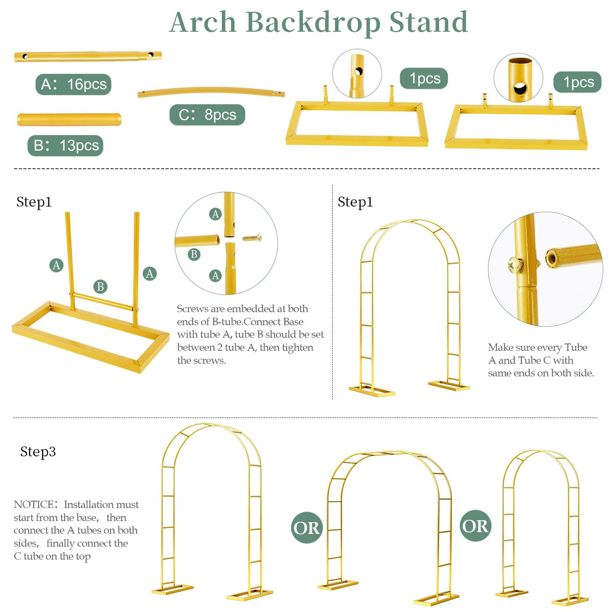 WellSign storage bag keeps the arch ready for the next event