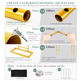 WellSign wedding arch creates a cozy 5-4ft x 5-9ft nook for intimate décor