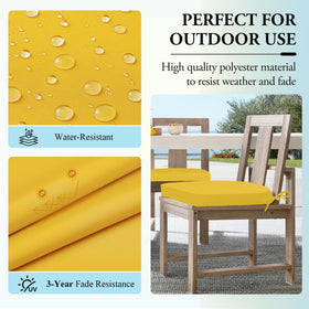 Wellsin cushions with 2-inch high-density foam for added support