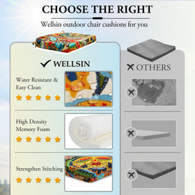 Wellsin cushions are easily wiped clean with a damp cloth