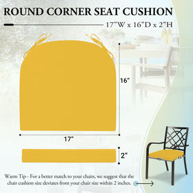 Wellsin cushions feature non-slip straps to secure chairs
