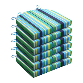 Wellsin outdoor chair cushions six-pack on patio chair for comfortable seating