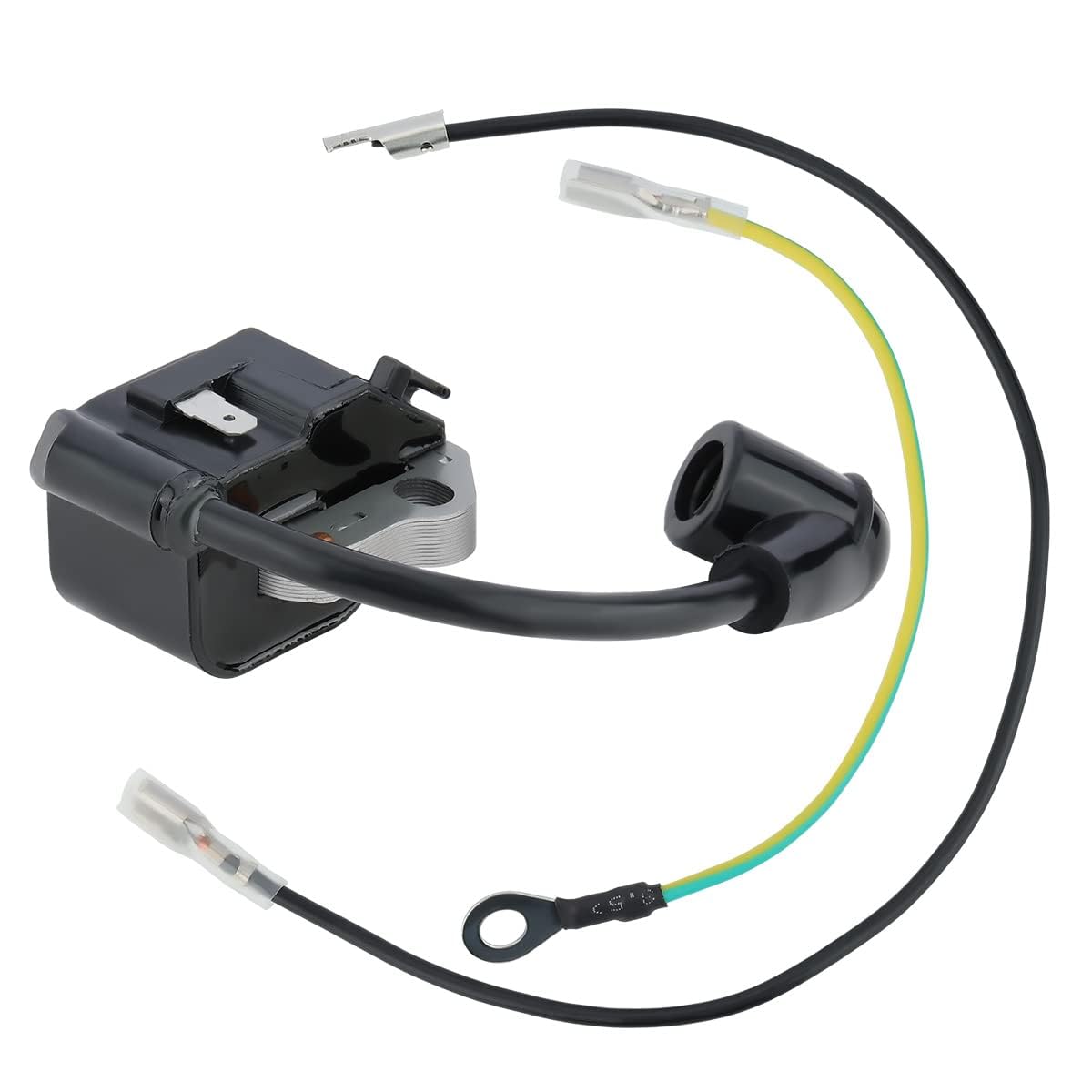 Wellsking ignition coil close-up highlighting durable windings and connectors.