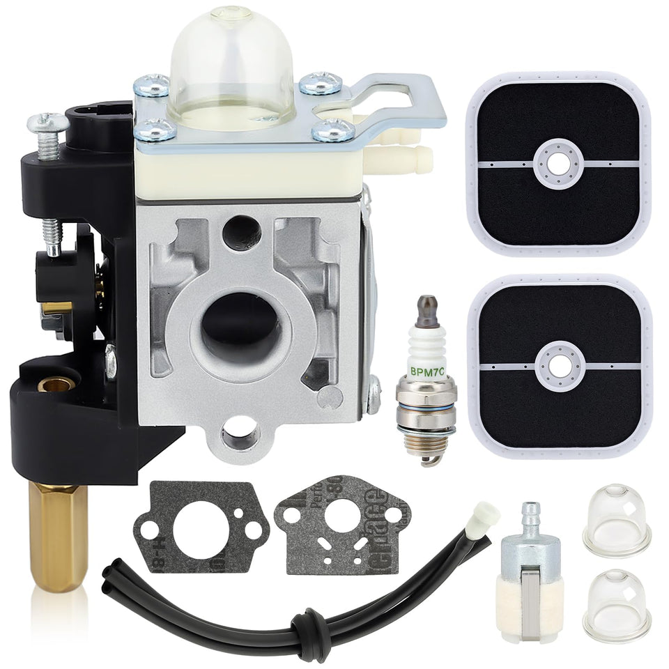 Wellsking RB-K84 carburetor top view shows precise Echo fit for trimmer models