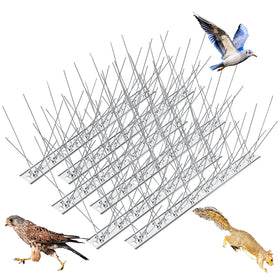 WELLUCK Bird Spikes in stainless steel deter roosting on ledges safely