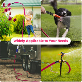 Welluck Garden Hose 58in 50ft weather-ready for all seasons