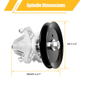 WELOVEHOME spindle assembly for Cub Cadet LT4200 compatibility keeps deck spinning