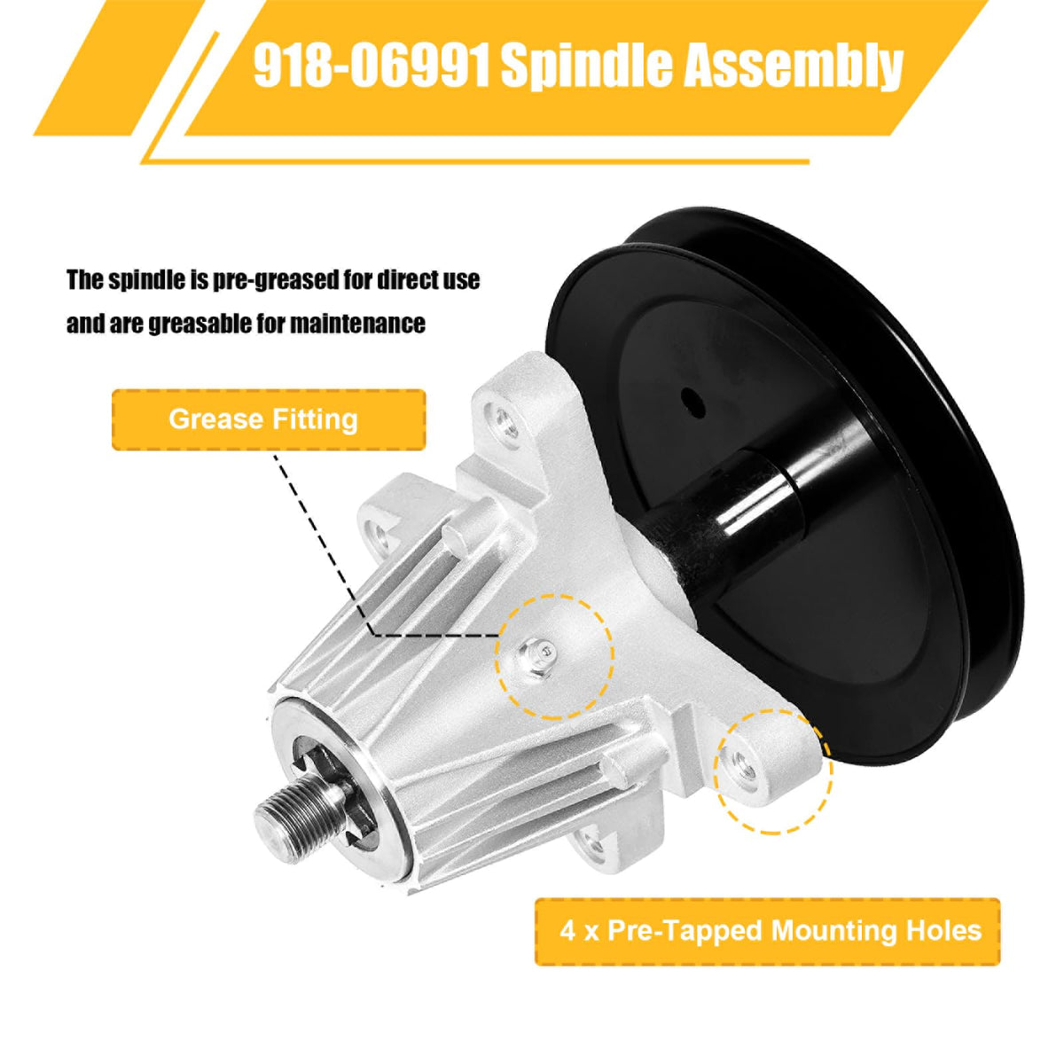 WELOVEHOME spindle assembly for Troy Bilt TB42 compatibility ensures easy blade swaps