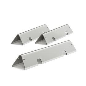 WEMEIKIT 67045-7635 flavorizer bar front view in polished stainless steel for durable grilling.