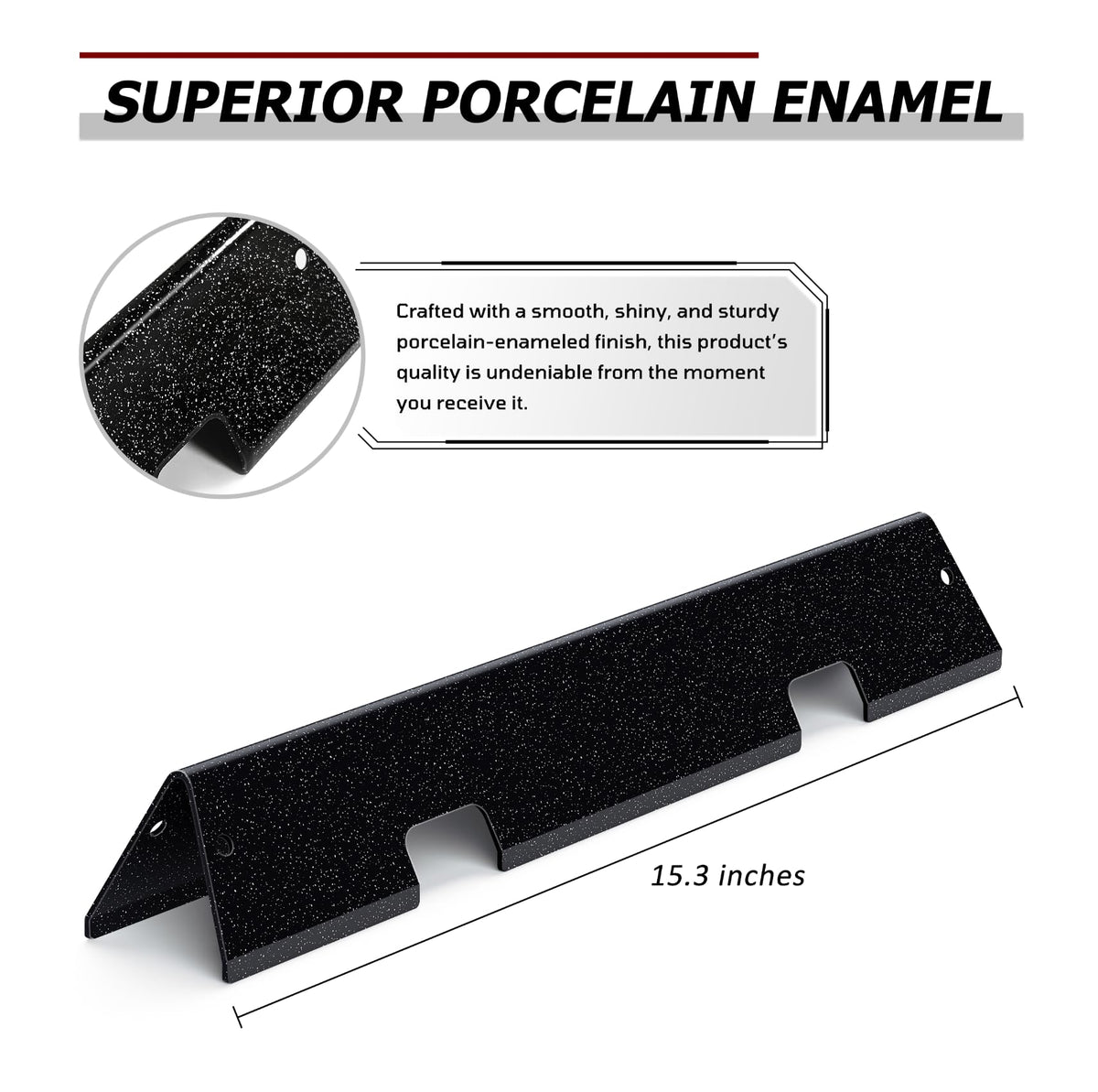 WEMEIKIT porcelain-enameled steel flavorizer bar ensures durability and heat resilience