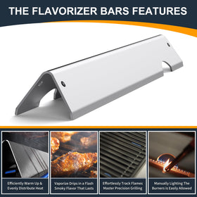 WEMEIKIT 17-1/8in bars fit Weber Genesis II GS4 LX 300 series.