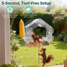 wemidels Extra-large Capacity reduces refills for longer window viewing