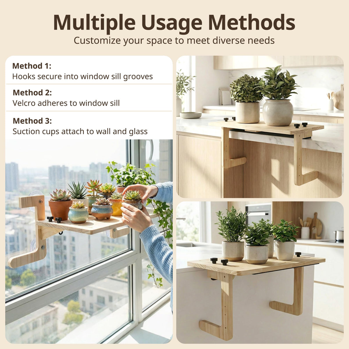 wemidels Shelf demonstrates no-tools installation for renters-friendly setup.