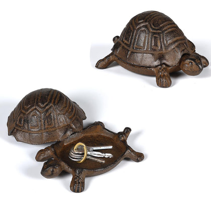 WEMPOLU turtle key hider with liftable shell for hidden outdoor storage.