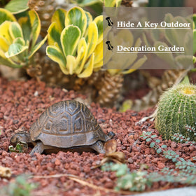 WEMPOLU garden statue doubles as a discreet outdoor key holder.