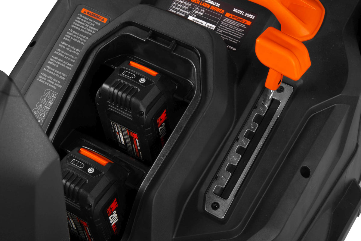 WEN mulching plug included with the 2-in-1 mower
