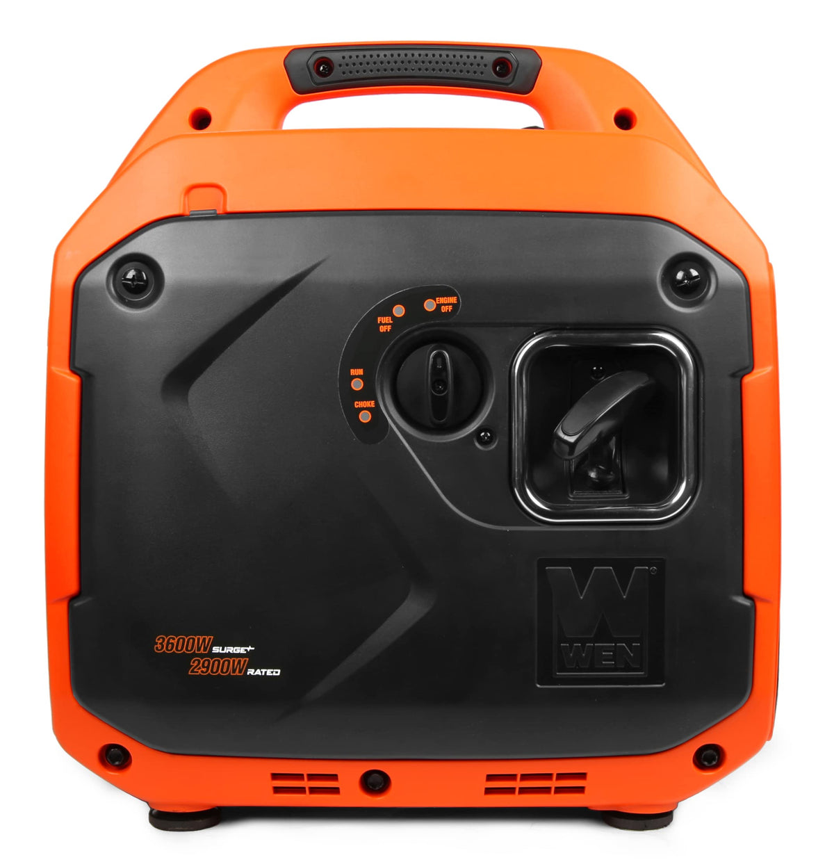 WEN 3600-Watt inverter generator in eco-mode for efficient fuel use