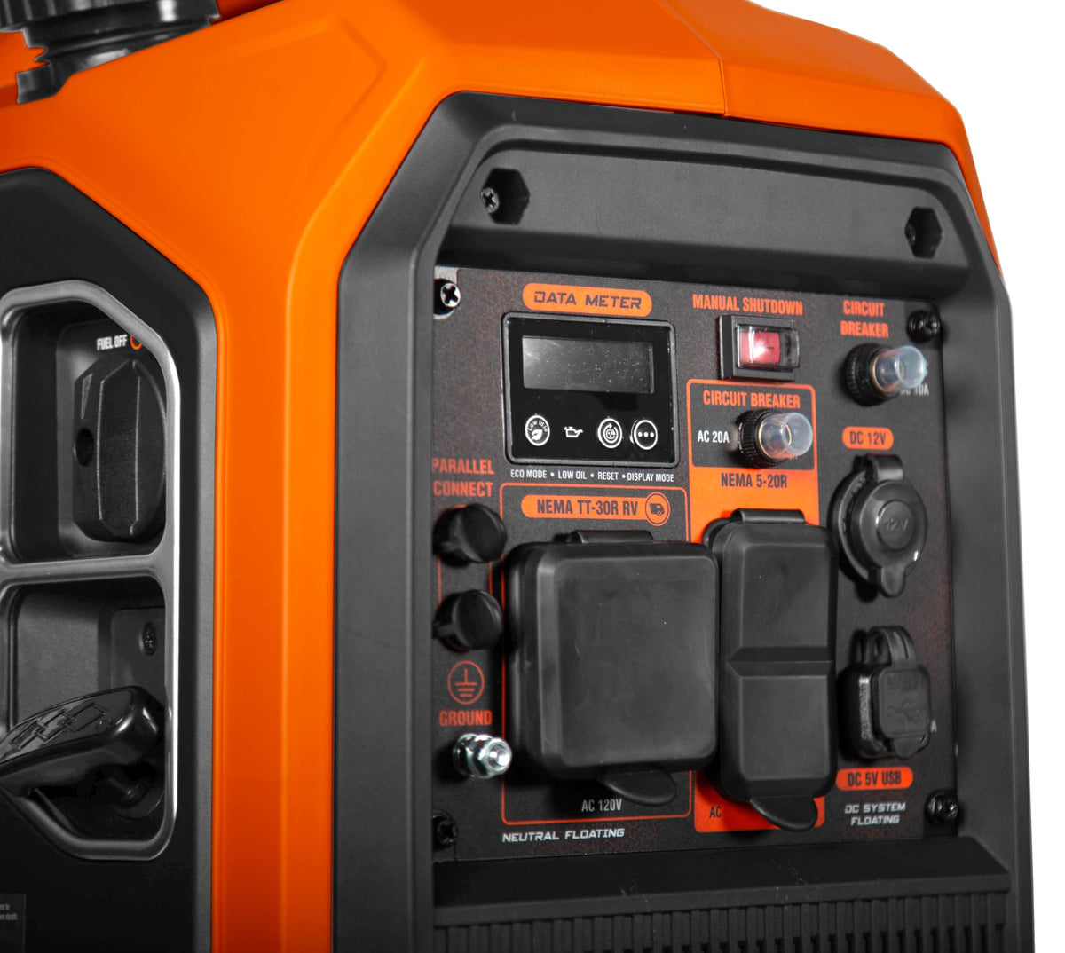 WEN 4500-watt inverter generator portable design enables easy transport to campsites