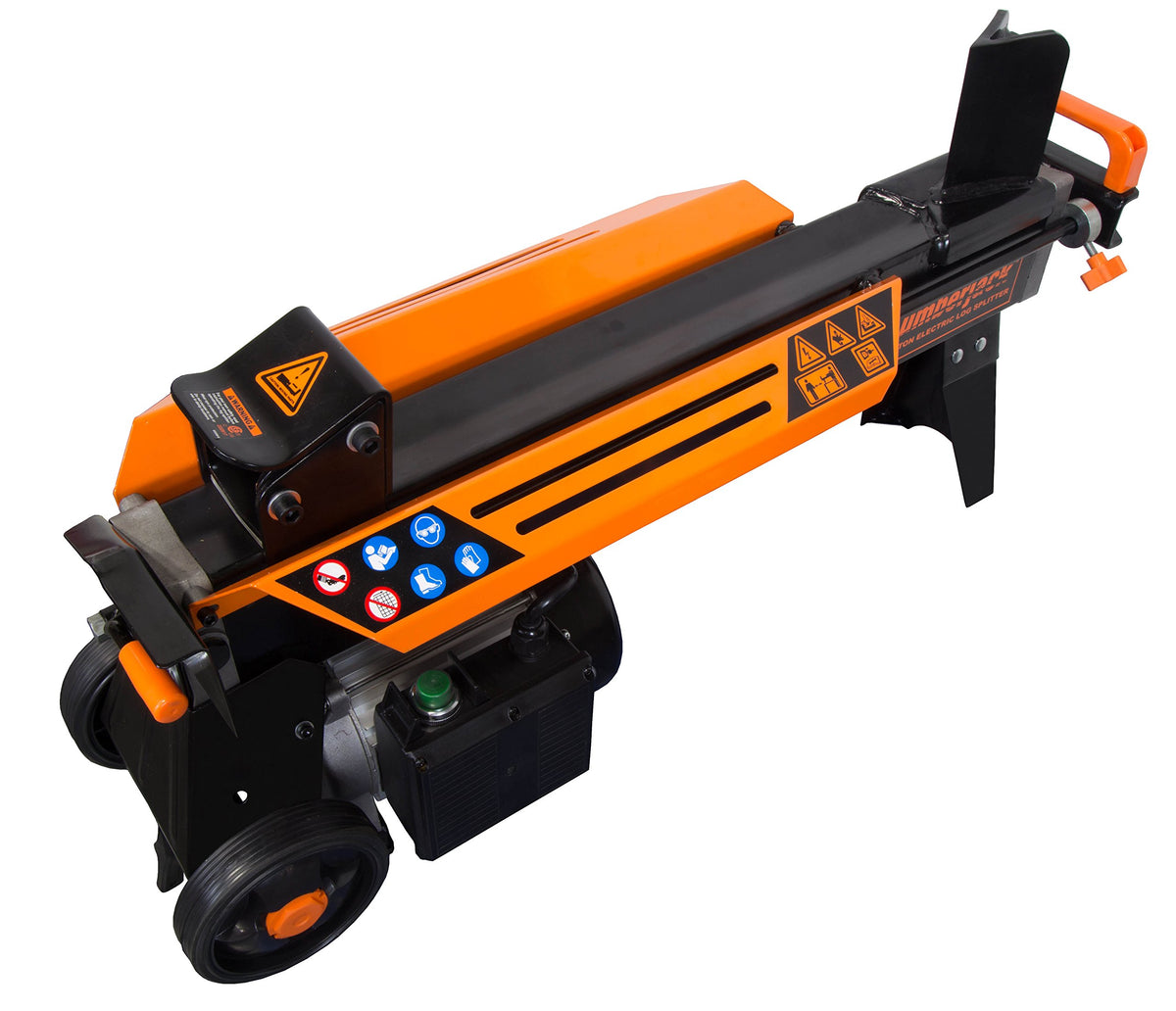 WEN log splitter wheels enable easy transport between work areas