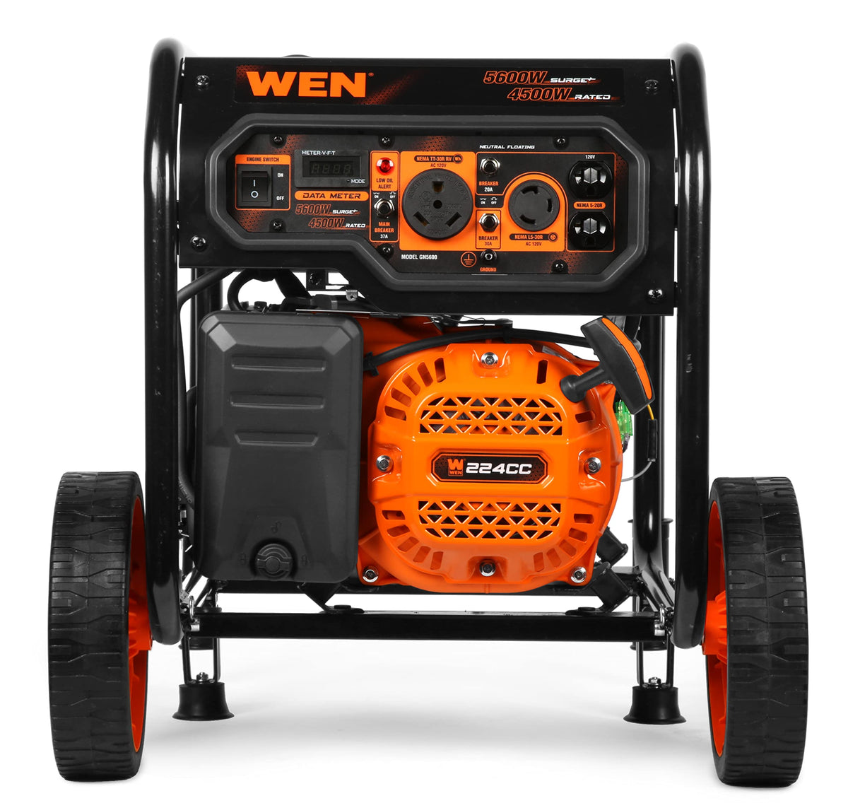 WEN GN5600 compact design aids portable power on trips.