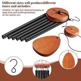 WENANA aluminum tubes deliver deep, consistent melodies in any breeze.