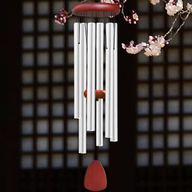 WENANA wind chime at night glow adds subtle visual and acoustic interest