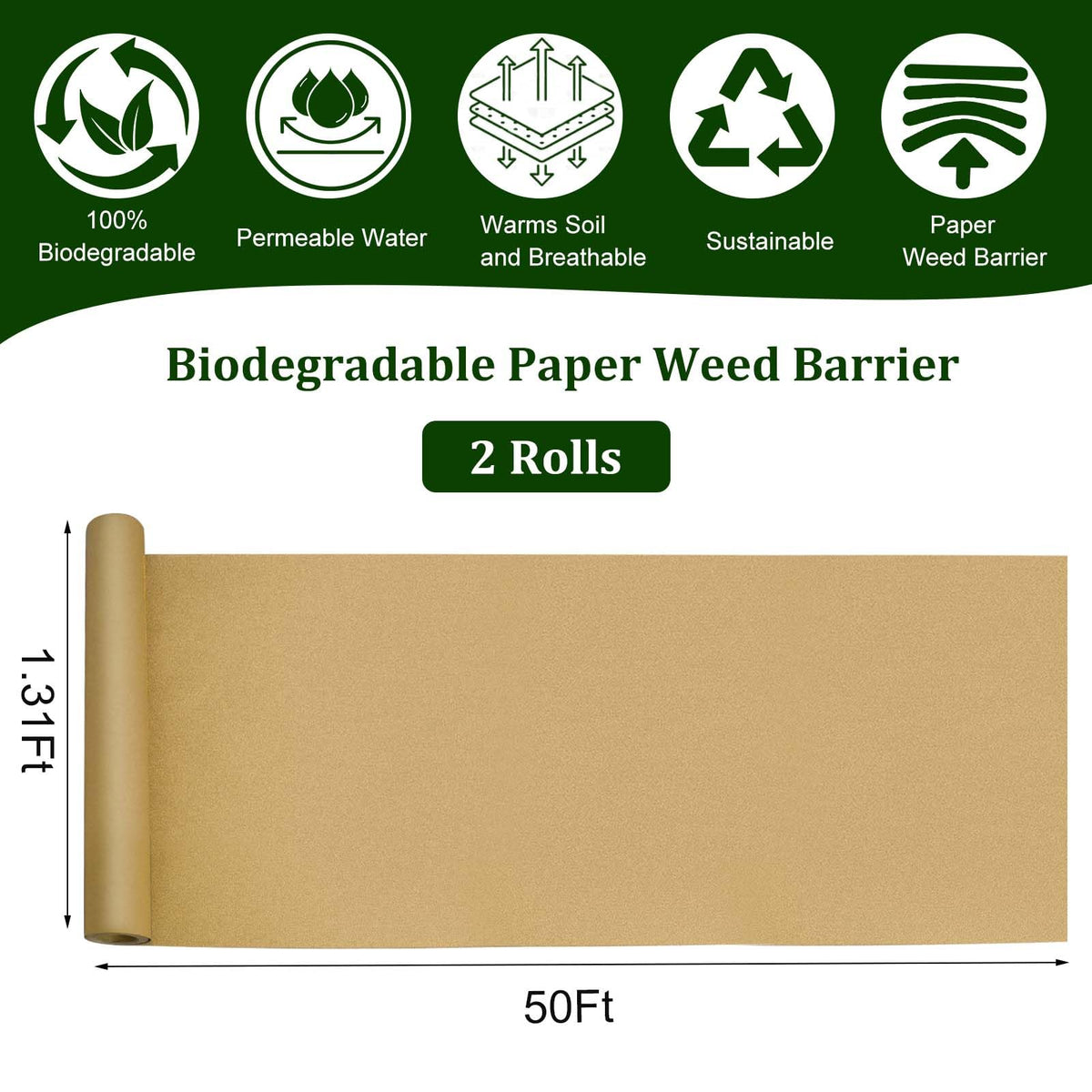 Wenfan barrier roll unrolled to show extended length for longer beds.