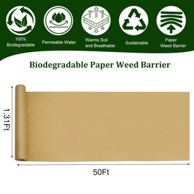 Wenfan heavy-duty garden paper shows durability for large beds