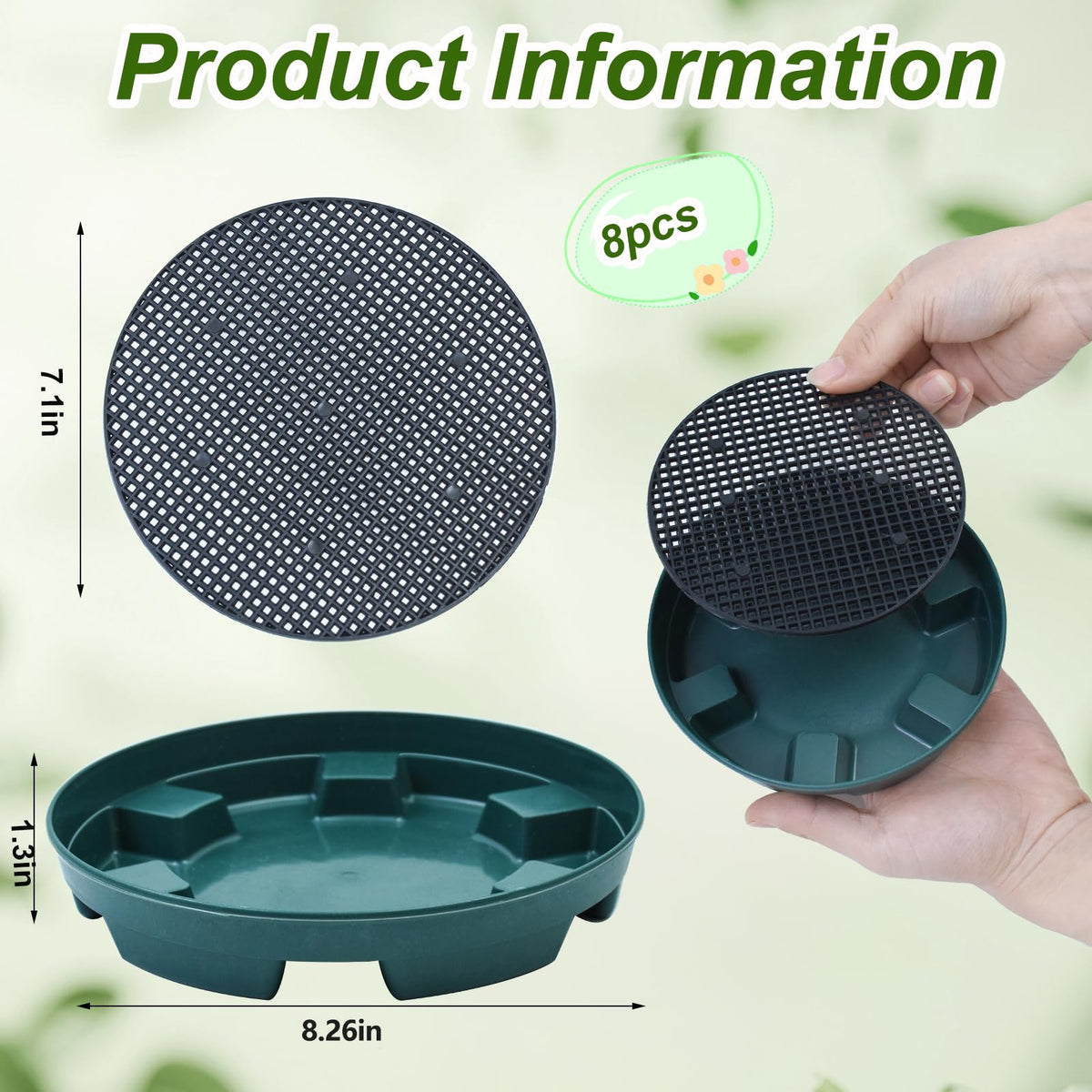 Wenfan self-watering insert demonstrating water retention for less frequent watering.