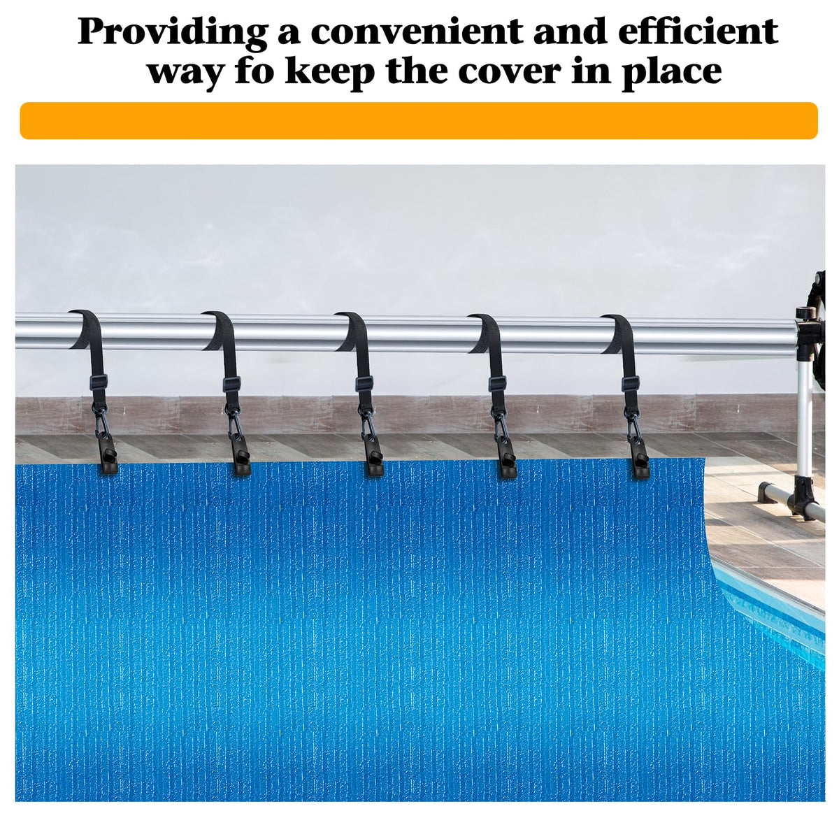 Wenfan touch fastener strap enables quick securement and removal.