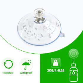 WENMIXER removable reusable suction cups allow quick repositioning.