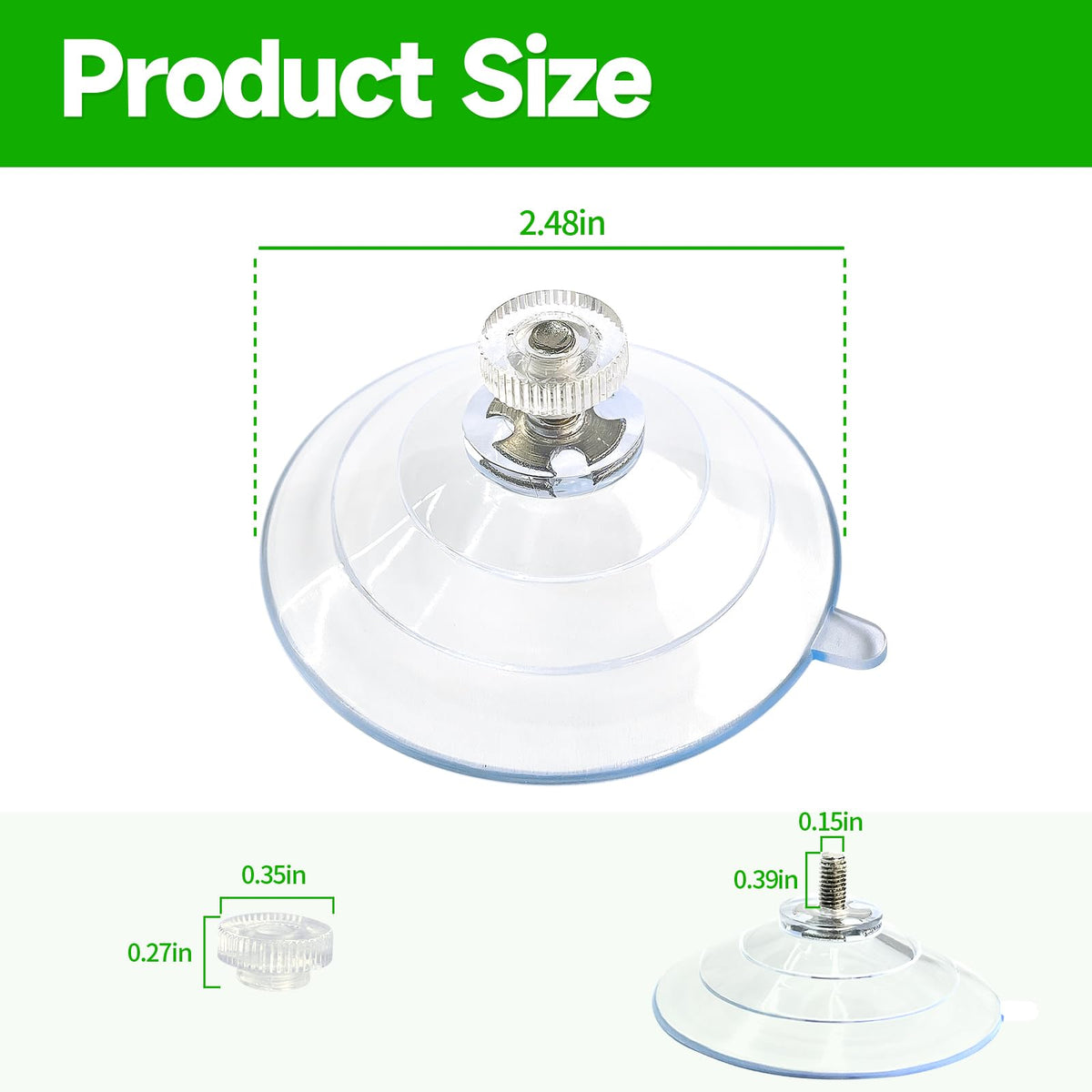 WENMIXER window decor hanging with suction cups for versatile use.