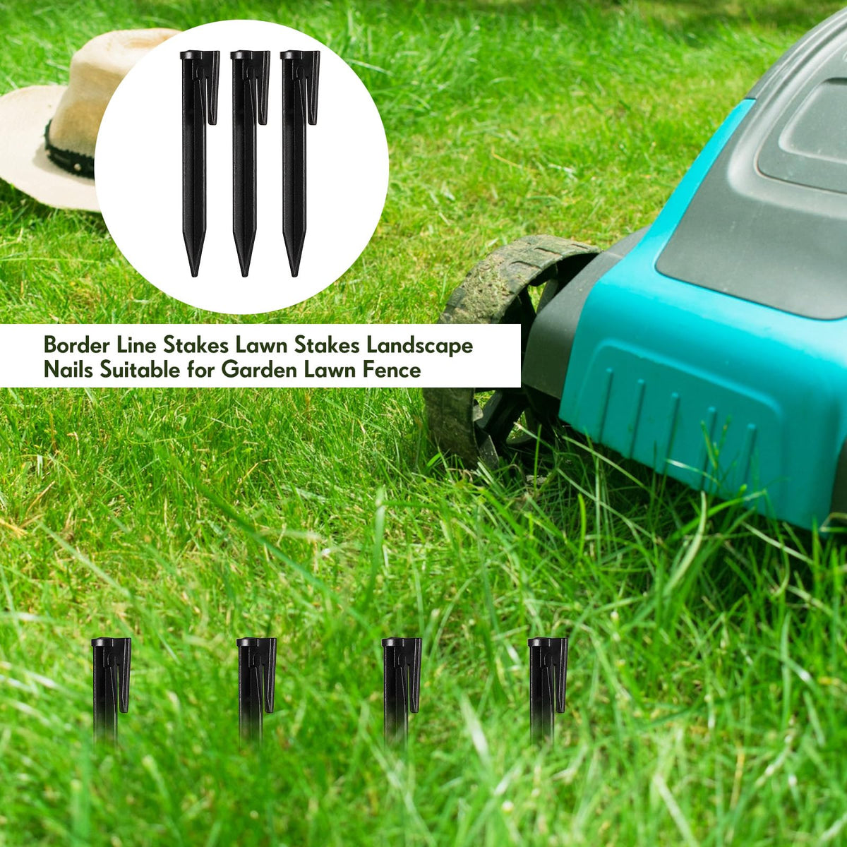 Wenqik durable plastic stake withstands outdoor elements during rough weather